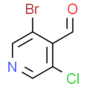 3-溴-5-氯吡啶-4-羧醛