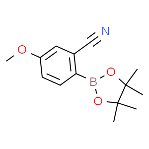 5-methoxy-2-(tetramethyl-1,3,2-dioxaborolan-2-yl)benzonitrile