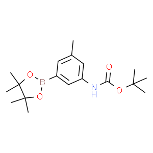 tert-butyl N-[3-methyl-5-(tetramethyl-1,3,2-dioxaborolan-2-yl)phenyl]carbamate