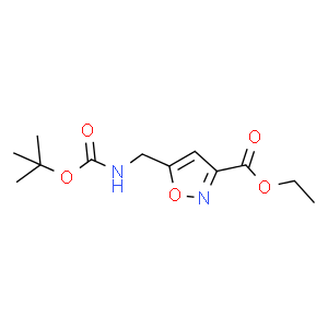 5-(叔丁氧基羰基氨基-甲基)-异噁唑-3-羧酸乙酯