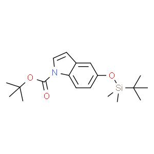 tert-butyl 5-(tert-butyldimethylsilyloxy)-1H-indole-1-carboxylate