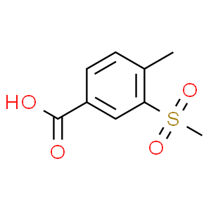 4-甲基-3-(甲基磺酰基)苯甲酸