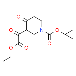 3-乙氧草酰基-4-氧代哌啶-1-羧酸叔丁酯