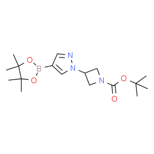 3-(4-(4,4,5,5-四甲基-1,3,2-二噁硼烷-2-基)-1H-吡唑-1-基)氮杂丁烷-1-羧酸叔丁酯