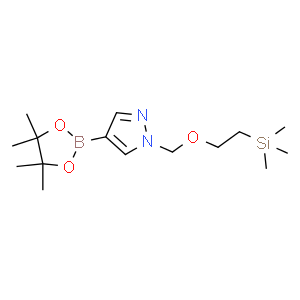 4-(4,4,5,5-四甲基-1,3,2-二噁硼烷-2-基)-1-([2-(三甲基甲硅烷基)乙氧基]甲基)-1H-吡唑