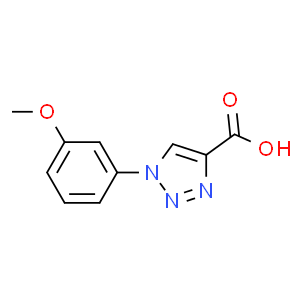1-(3-methoxyphenyl)-1H-1,2,3-triazole-4-carboxylic acid