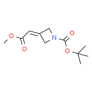 1-BOC-3-甲氧甲酰基亚甲基氮杂环丁烷