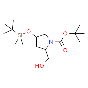 (2S,4R)-1-BOC-4-(叔丁基二甲基硅氧基)-2-(羟甲基)吡咯烷