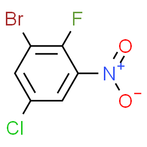 1-溴-5-氯-2-氟-3-硝基苯