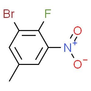 3-Bromo-4-fluoro-5-nitrotoluene