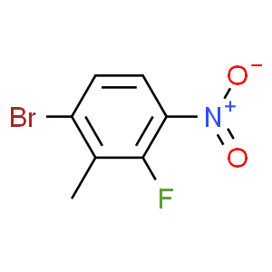 1-Bromo-3-fluoro-2-methyl-4-nitrobenzene