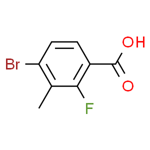 4-溴-2-氟-3-甲基苯甲酸