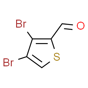 3,4-二溴噻吩-2-羧醛