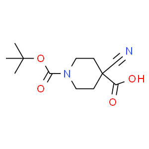 1-BOC-4-氰基呱啶-4-甲酸