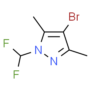 4-溴-1-(二氟甲基)-3,5-二甲基-1H-吡唑